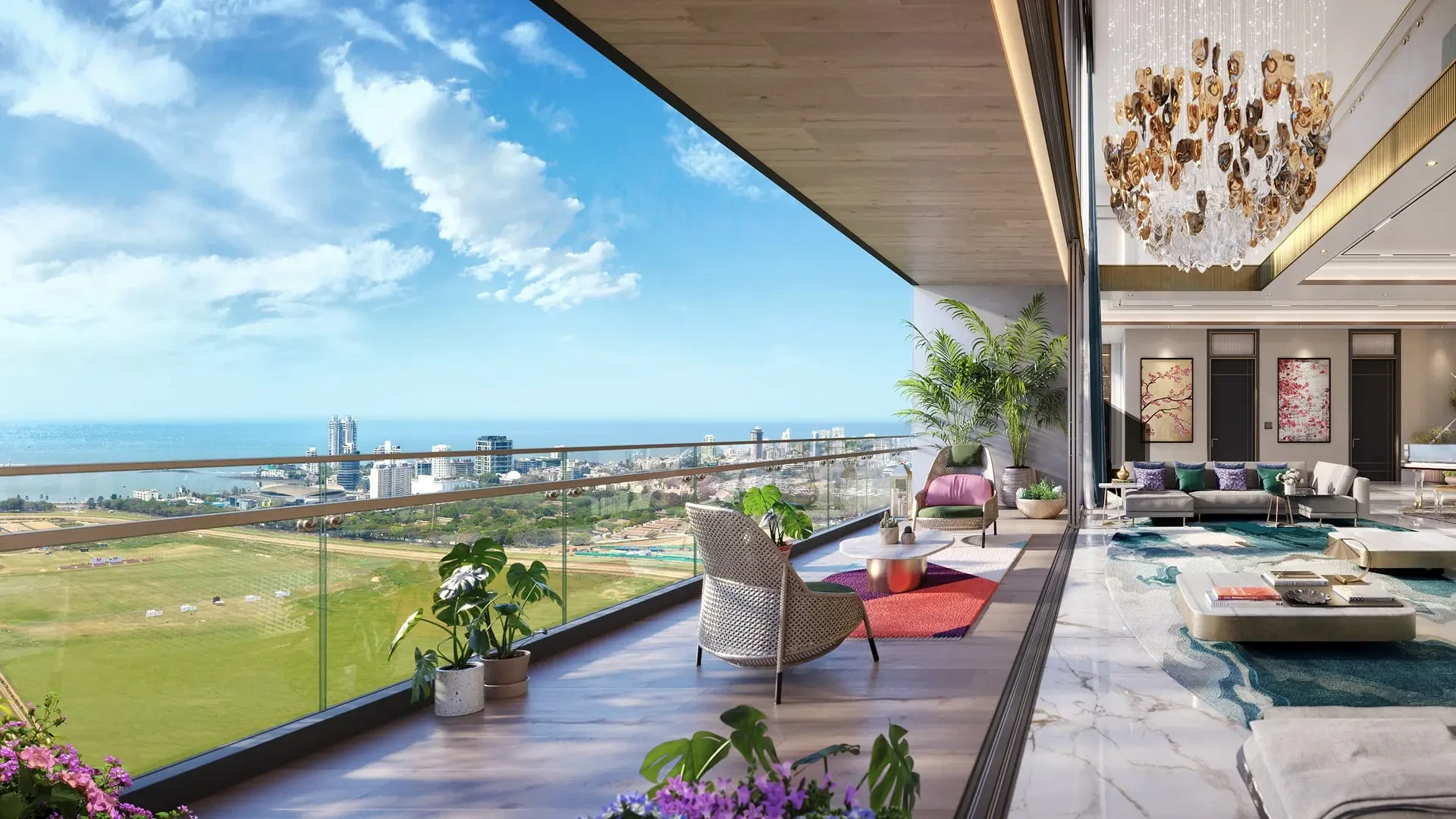 Living Room at L&T Mahalaxmi